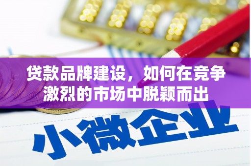 通江贷款品牌建设，如何在竞争激烈的市场中脱颖而出
