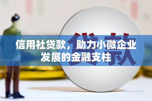 通江信用社贷款，助力小微企业发展的金融支柱