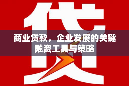 通江商业贷款，企业发展的关键融资工具与策略
