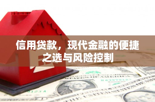 通江信用贷款，现代金融的便捷之选与风险控制