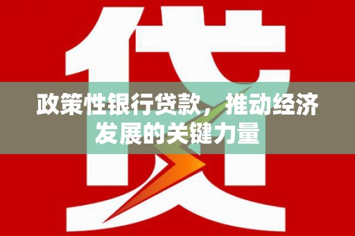 通江政策性银行贷款，推动经济发展的关键力量