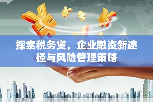 通江探索税务贷，企业融资新途径与风险管理策略