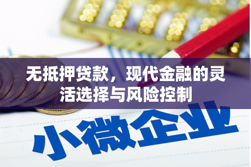 通江无抵押贷款，现代金融的灵活选择与风险控制