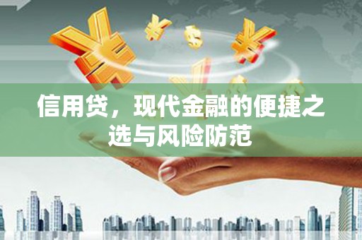 通江信用贷，现代金融的便捷之选与风险防范